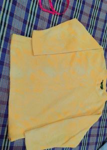 Yellow Patterned T-Shirt