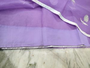 Beautiful Lavender Saree+FreeGift In Just ₹150🥳🤩
