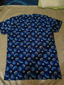 Blue Sports Ball Print T-Shirt 👕👕