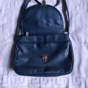 Vintage Teal Crossbody Bag