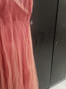 Elegant Peach Dress