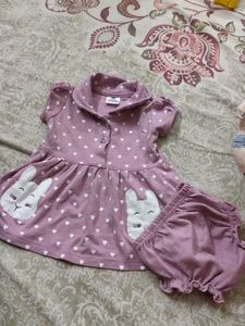 Adorable Baby Dress with Bloomers