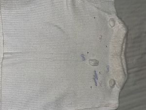 crop white color  Sweater