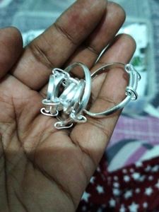 Toe Ring 3 finger gota chandi