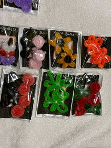Being Bella Hair Clips and Keychain