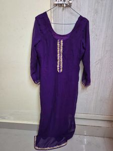 Elegant Purple Kurta