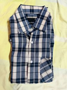 JOHN PHILLIPS Men's Plaid Button-Up Shirt