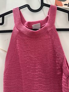 Pink Sleeveless Mini Dress