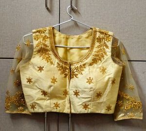Golden Net Blouse