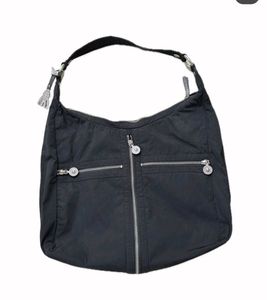 kipling Stylish Black Hobo Bag