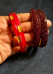 4 Pc Kada Set with Bracelet