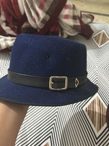 today offer Navy Blue Fedora Hat