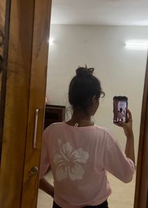 Pink Floral Print T-Shirt