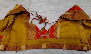 Gold silk Blouse