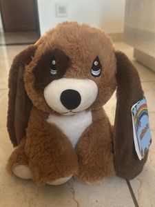 Adorable Brown Puppy Plush Toy