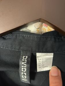 H&amp;M Black Button Down Shirt