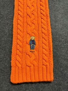Ralph Lauren Polo Bear Scarf - Orange