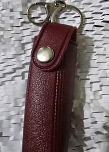 tira beauty Stylish lipstick Holder Leather Keycha