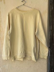 Light Yellow Crewneck Sweatshirt