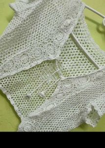 Boho Crochet Knit Cropped Cardigan