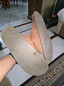 Brown Buckle Strap Sandals