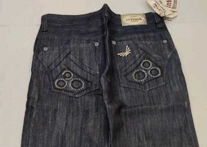 Vintage Y2K Dark Indigo Straight Leg Unisex Jeans