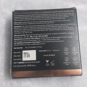 MyGlamm Manish Malhotra Beauty Blush Highlighter Duo -03 SWEET LUSTURE