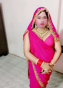 Vibrant Pink Embroidered Saree