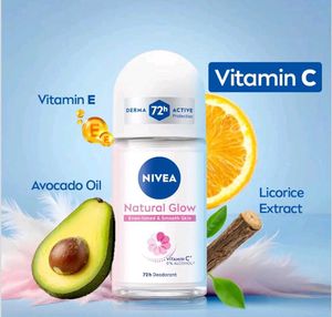 Nivea Natural Glow Smooth Skin Roll-On