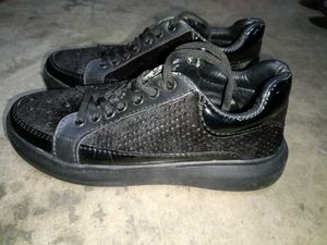 Black Velvet Sneakers for Womens