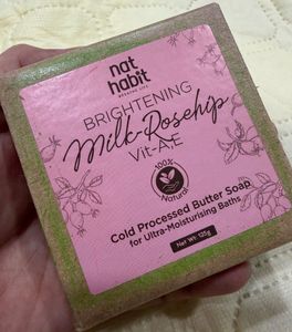 Nat Habit Brightening Milk Rosehip Soap