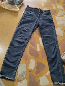Dark Blue High Waist Jeans