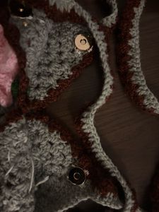 crochet whimsical flower shoulder bag