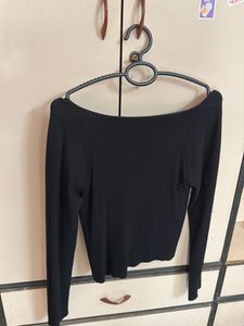 Black Long Sleeve Top