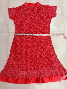 Imported Red Western Top.