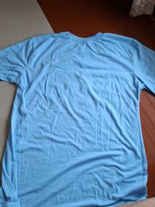 Baby Blue "Overthinking" Graphic Tee