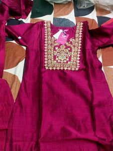 Elegant Embroidered Kurta Set