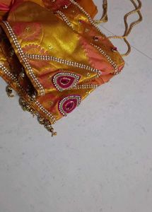 price drop Orange &amp; Pink design blouse