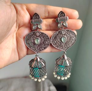 Black Metal Earrings