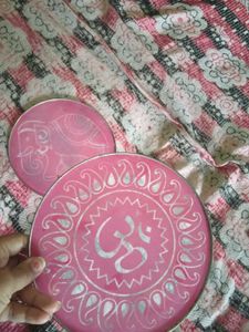 Decorative Om and Elephant Coasters
