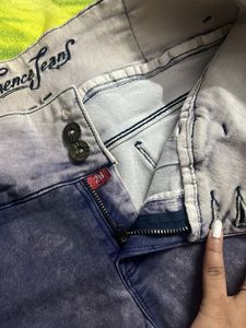 Purple Wash Jeans - Size Medium