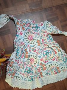 Boho Floral Print Kurta