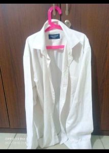 Classic White Button-Down Shirt