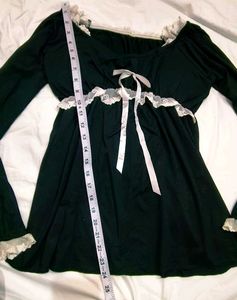 Black Lace Trim top