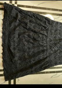 Elegant Black Embroidered Dress