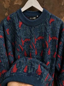 Corsieri Italian Blue Knit Sweater