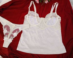 Lace camisole with beautiful Sexy Thong