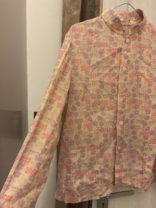 chineese style Floral Print shirt or outer