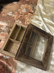 Wooden organizer jewellery box