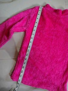 vibrant Pink Long Sleeve top/sweater